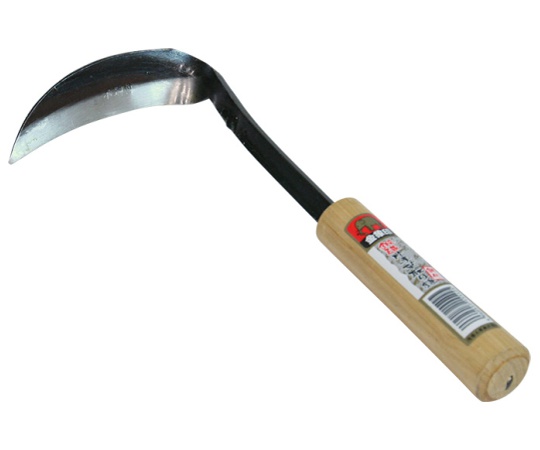 金象片手草取り鎌鋼付