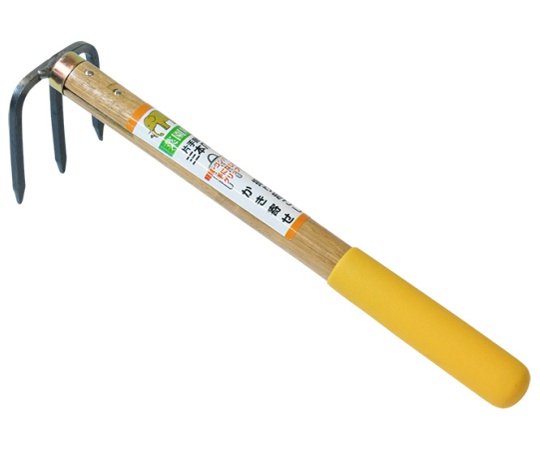 象　片手鍬　三本爪　300mm　椎柄G付