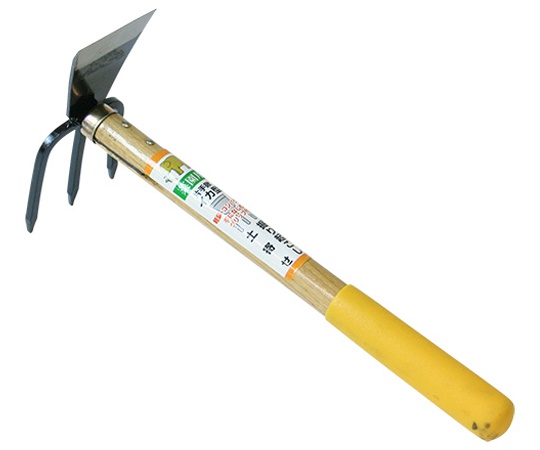 象　片手鍬　イカ型　300mm　椎柄G付