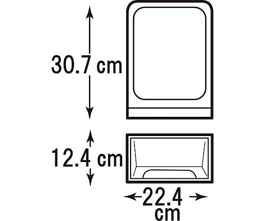 フィッツケーススモール幅22.4奥行30.7cm　4904746297389