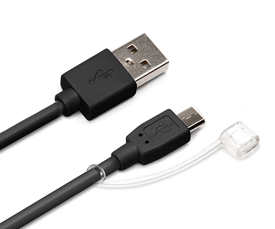 2.4A出力対応　micro　USB充電ケーブル　1.5m　ブラック