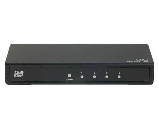 ラトックシステム63-5687-67　4K60Hz対応　1入力4出力　HDMI分配器 RS-HDSP4P-4K
