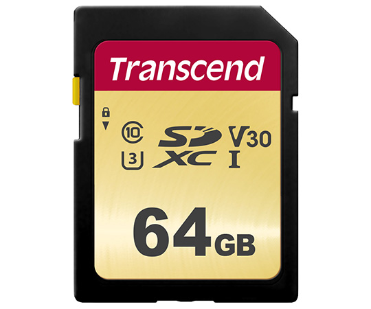 64GB SDXCカード UHS-I U3準拠 TS64GSDC500S