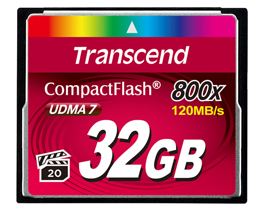 32GB CompactFlashカード 800 TS32GCF800