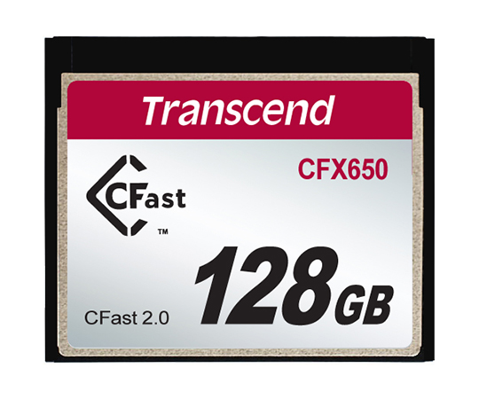 128GB CFast 2.0カード CFX650 TS128GCFX650