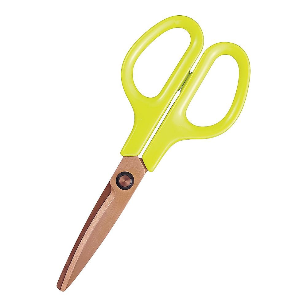 フィットカットカーブ　洗えるチタンバサミ　アップルグリーン