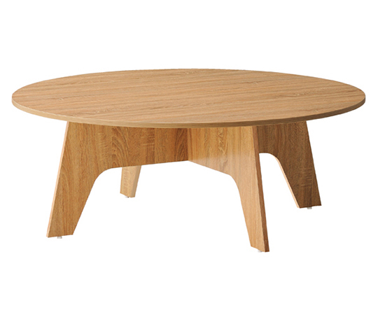 木製ラウンドテーブル下段 φ120cm 61-85-3-3