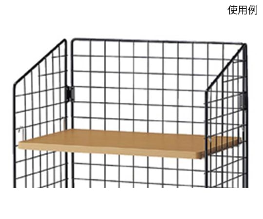 ［取扱停止］ネットラック用木棚　クリア　W90cm　（1枚出荷用）　61-654-10-8