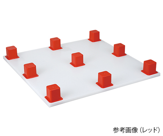 TECCELL（テクセル）パレット 防水 1100×800×130H 積載面ナチュラル/脚イエロー