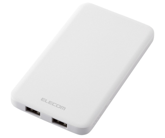 取扱を終了した商品です］モバイルバッテリー（薄型/2ポート