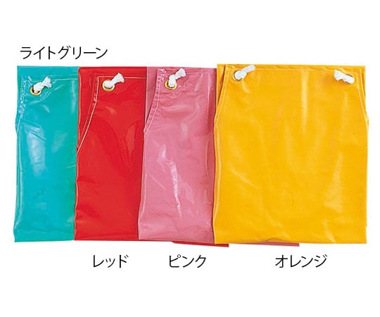 エナメルエプロン　防水　4　ピンク