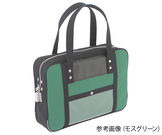 帆布メール用ボストン（M）スリム　モスグリーン　SHシリンダー錠付き