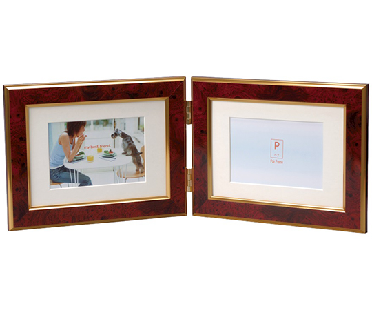 ペアフレーム　2LW　クラシック　ヨコ　ワイン