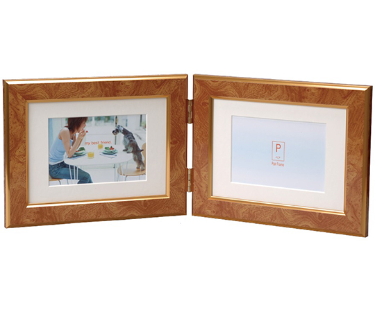 ペアフレーム　2LW　クラシック　ヨコ　キャメル