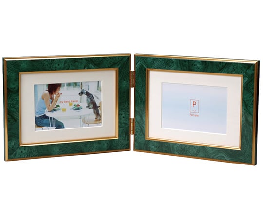 ペアフレーム　2LW　クラシック　ヨコ　エメラルド