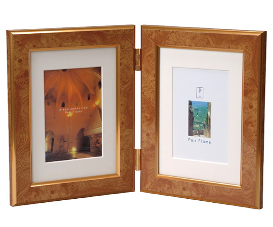 ペアフレーム　2LW　クラシック　タテ　キャメル