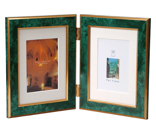 ペアフレーム　2LW　クラシック　タテ　エメラルド