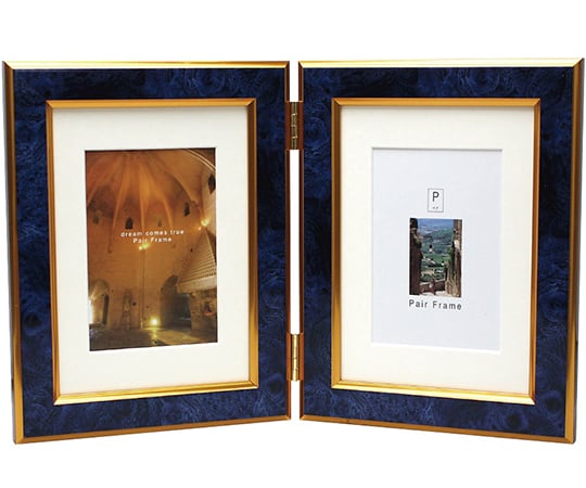 ペアフレーム　2LW　クラシック　タテ　ブルー