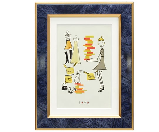 フォトフレーム　クラシック　2L/KG判　ブルー