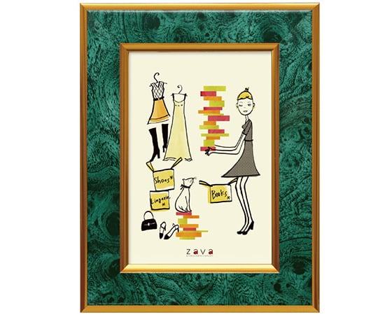 フォトフレーム　クラシック　L判　エメラルド