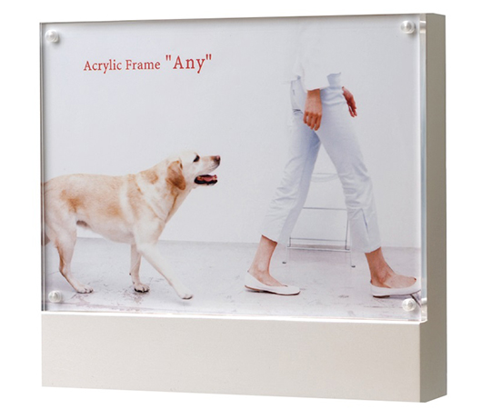 アクリルフレーム　エニー　2L判　パールホワイト