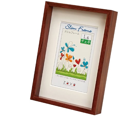 スリムフレーム　L＆チェキ　ブラウン