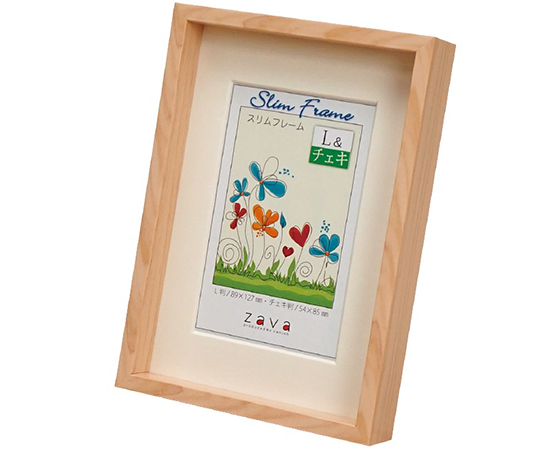 スリムフレーム　L＆チェキ　ナチュラル