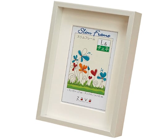 スリムフレーム　L＆チェキ　ホワイト