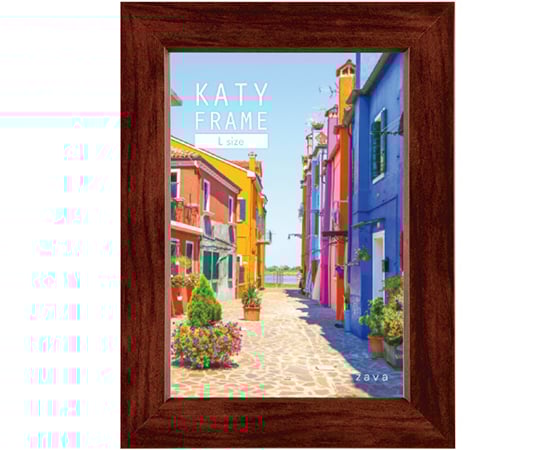 ケイティフレーム　L判　ブラウン