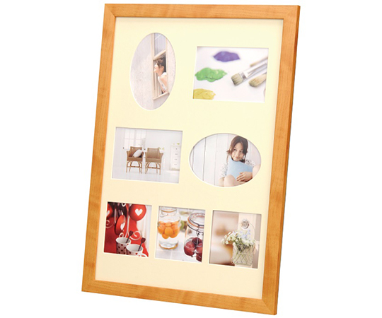 フォトフレーム　A3・多窓・A4　兼用　ナチュラル