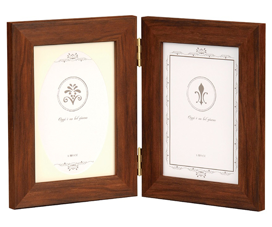 KPフレーム　ペア　L判　タテ　ダークブラウン