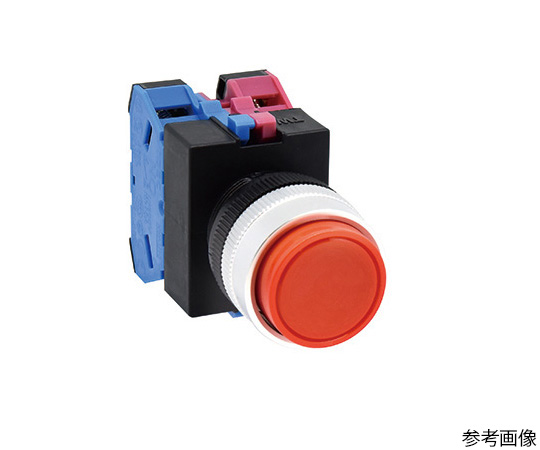 (2点)ボウ•*¨*•.¸♬︎ 63-6314-74 Φ22TWシリーズ押ボタンスイッチ突形 ABW211B 【AXEL