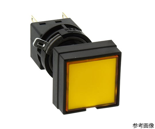 Φ16H6 Series, HA□L Type Illuminated Push Button Switch  (Square 4-Way Barrier Included) HA4L-M1C14Y