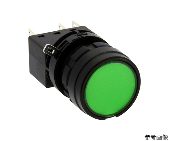 63-6073-14 LWシリーズ照光押ボタンスイッチΦ22 丸形平形レンズLED モメンタリ形 一番の LW1L-M1C23G 注目