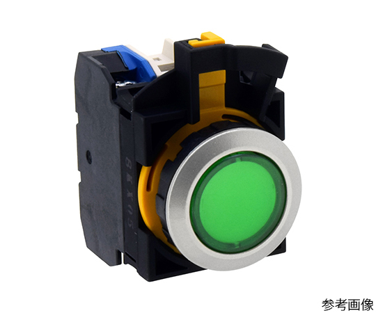 フラッシュシルエットスイッチo22CWシリーズ　ボタン色　緑