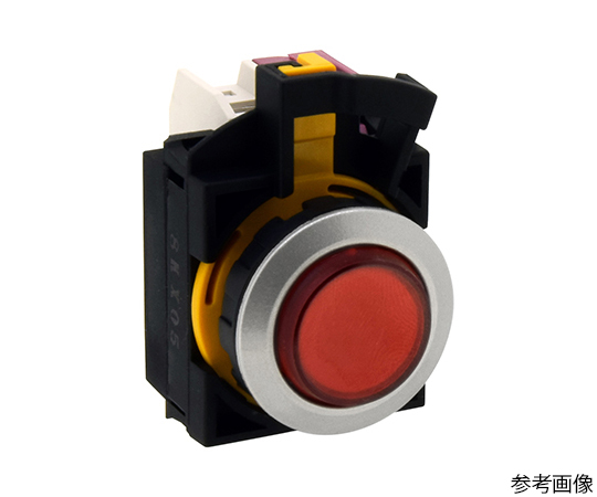 63-6134-83 フラッシュシルエットスイッチo22CWシリーズ 日本産 ボタン色 引出物 赤 CW4L-M2E20Q4R