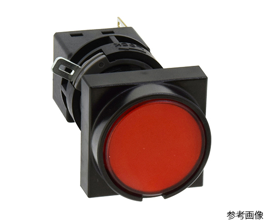 63-6236-76　Φ16H6シリーズHAP形表示灯LED照光セパーレートタイプ（角丸形）　赤　HA3P-1C01R