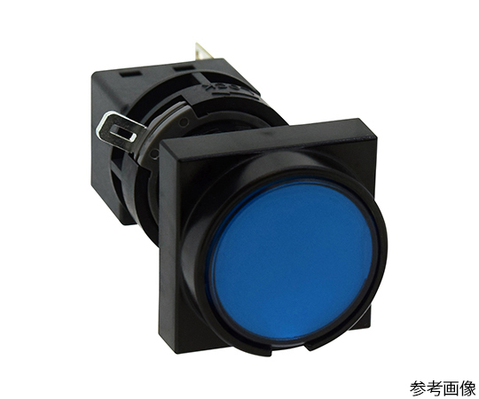 63-6236-90 大人気定番商品 Φ16H6シリーズHAP形表示灯LED照光セパーレートタイプ 角丸形 高価値 HA3P-1C04S 青