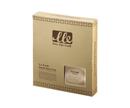 LLE フェイシャルシートパック（クリスタル）1箱（6枚入）