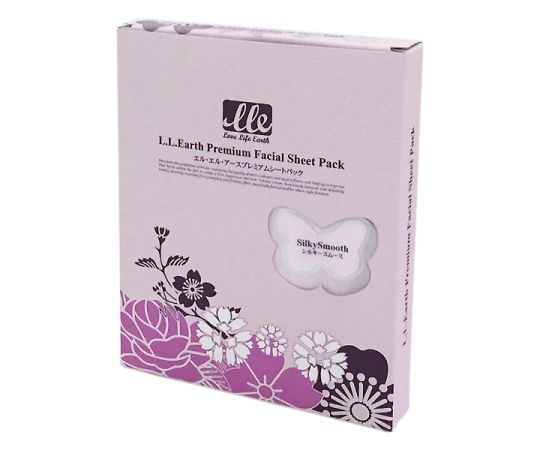 LLE プレミアムフェイシャルシートパック（シルキースムース）1箱（5枚入）