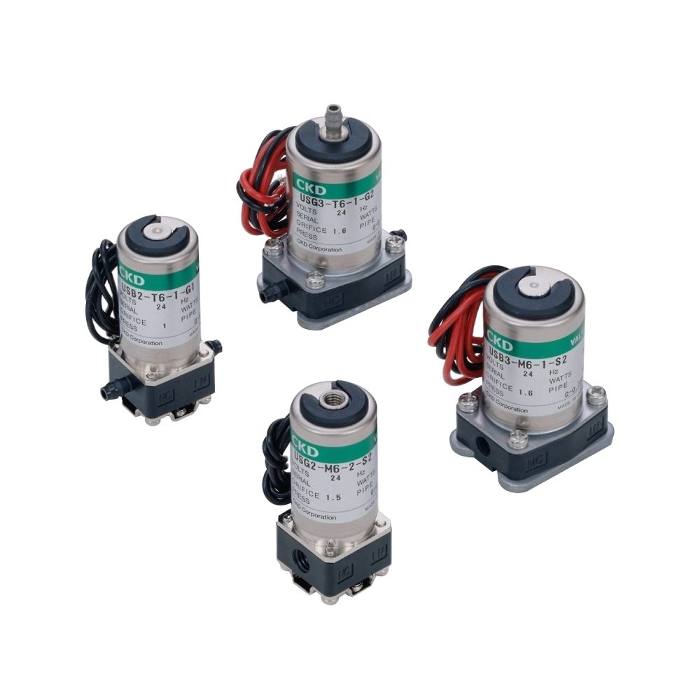 小形直動式3ポート弁　ユニバーサル形