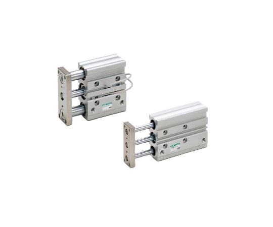 ガイド付シリンダ　すべり軸受