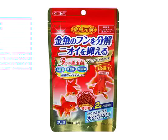 金魚元気 プロバイオフード色揚げ ジェックス Axel アズワン 金魚元気 プロバイオフード色揚げ ジェックス Axel アズワン