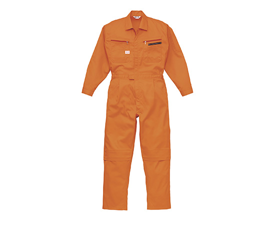 Auto-Bi 高機能つなぎ服 1280番 003オレンジ（旧OR） M