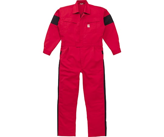 KANSAI uniform つなぎ服 207番 005レッド（旧RE） L