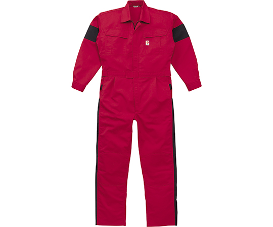 KANSAI uniform つなぎ服 207番 005レッド（旧RE） S