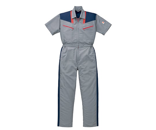 KANSAI uniform つなぎ服 253番 008シルバーグレー（旧SG） M