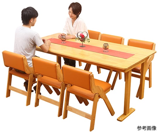 【大型商品※送料別途】中居木工63-6540-54　折りたたみテーブル　高さ65×幅150cm NK-2450