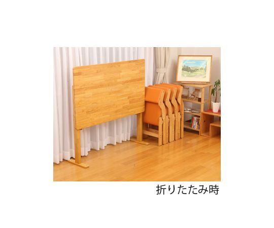 【大型商品※送料別途】中居木工63-6540-55　折りたたみテーブル　高さ65×幅180cm NK-2451