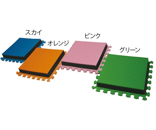 63-6544-59 ソフトジャンピングマット 60センチタイプ スカイ 【AXEL】 アズワン